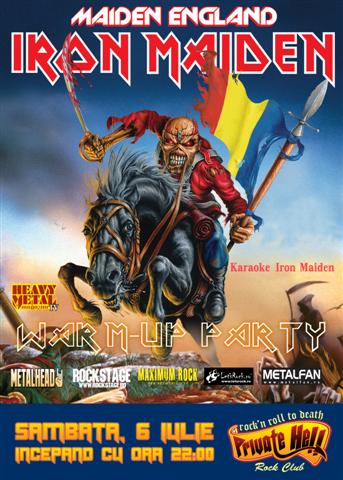 Party Iron Maiden in Bucuresti